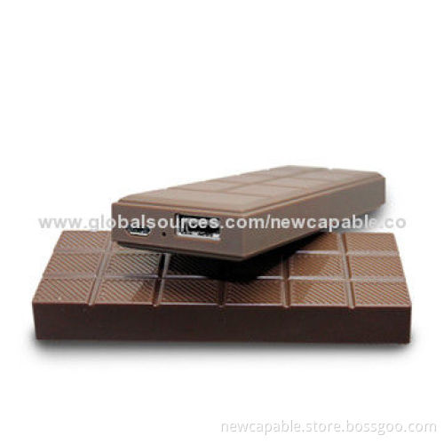 Chocolate Power Banks, 3,000mAh Capacity